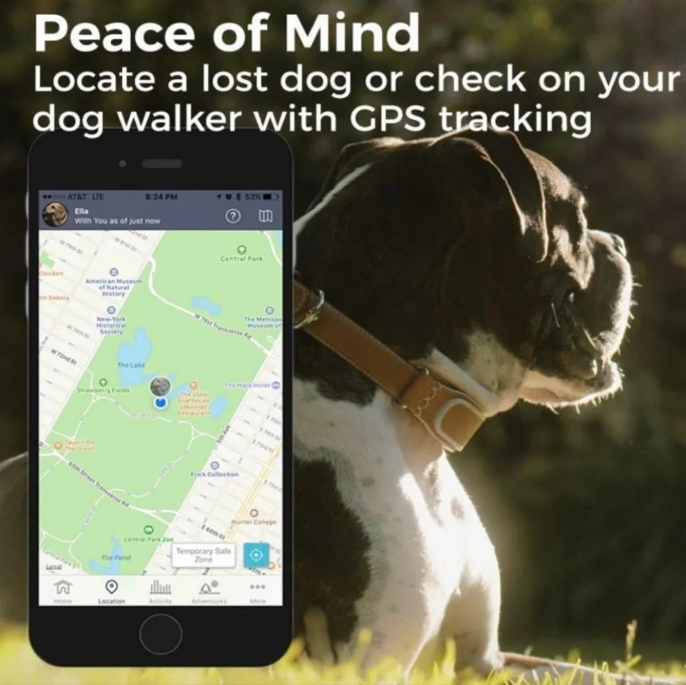 NEW OPENED BOX LINK AKC SMART DOG GPS COLLAR SMALL - 9 1/2